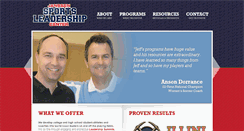 Desktop Screenshot of janssensportsleadership.com